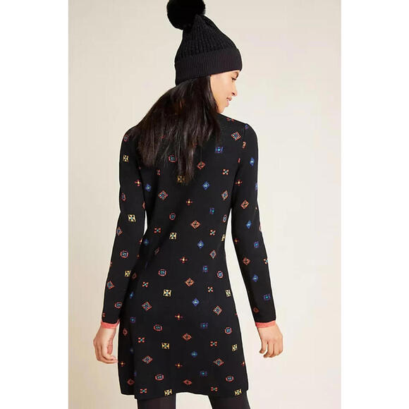 Anthropologie Aldomartins Knit Toni Sweater Dress Medium - Picture 8 of 9